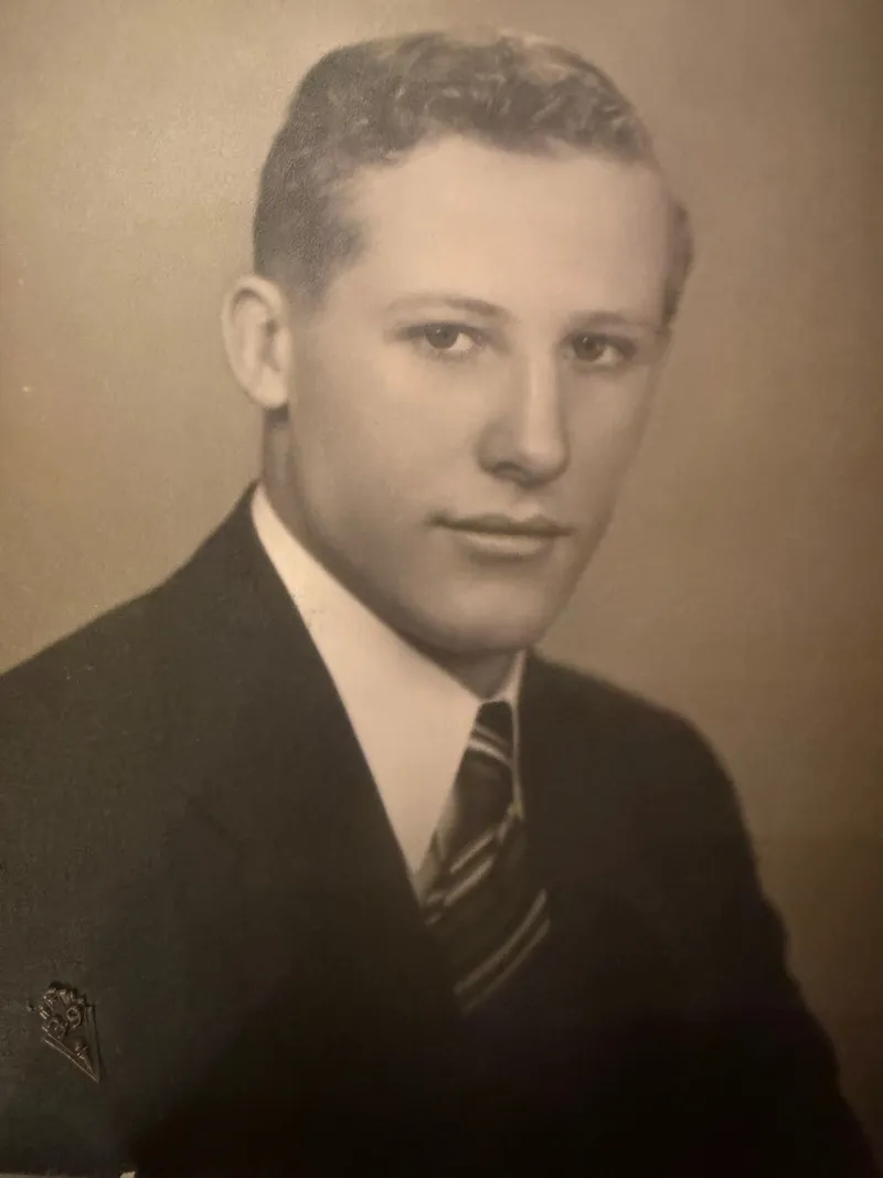 Studio portrait of a young man, early 1900s